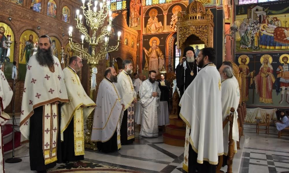 Με λαμπρότητα πανηγύρισε ο Ιερός Ναός της Αγίας Μαρίνης στη Χαλκίδα